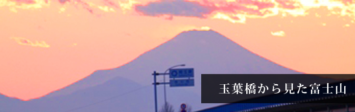 玉葉橋から見た富士山